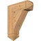 Ekena Millwork Traditional Arts & Crafts Smooth Bracket, Western Red Cedar, 5 1/2"W x 20"D x 24"H BKT06X20X24TRA03SWR - alternate 1